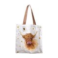 Jan Pashley Highland Coo Cow Reusable Tote Bag