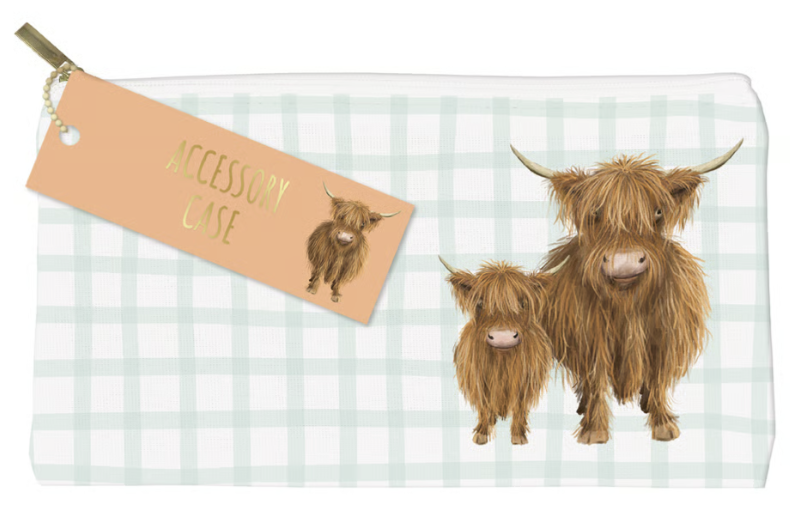 Highland Cow Accessory Case
