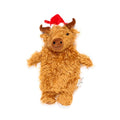 Christmas Highland Cow 650ml Hot Water Bottle With Plush Cover Gift