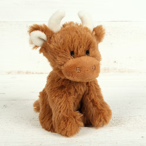 Mini Brown Highland Coo Cow