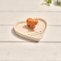TINY WORLD LOVE MOO HIGHLAND COW TRINKET DISH