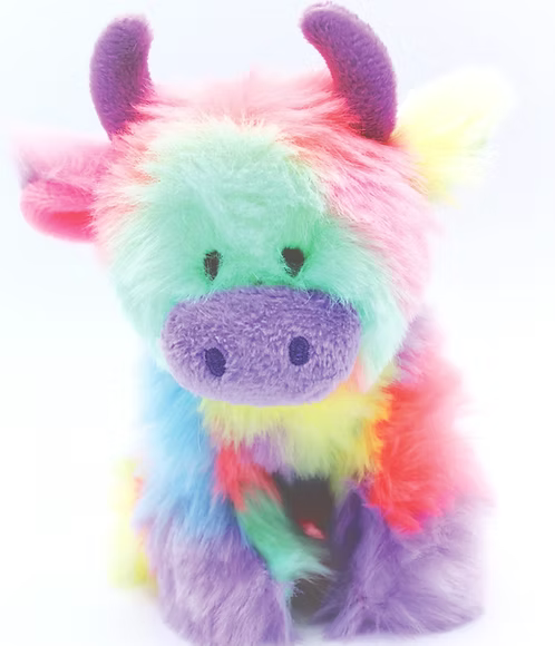Mini Rainbow Highland Cow