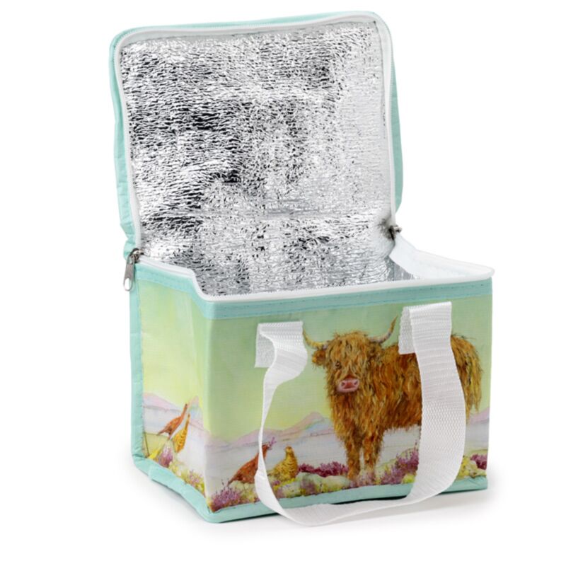 Jan Pashley Highland Coo Cow Cool Bag Lunch Bag