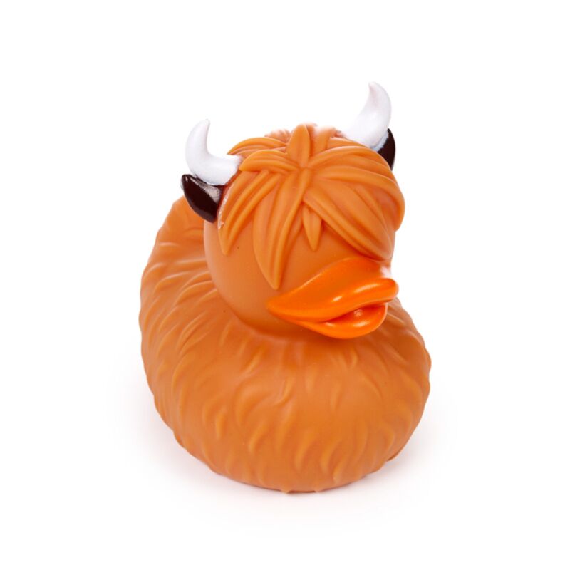 Hairy Coos Cow Highland Coo Duck Bath Time Toy