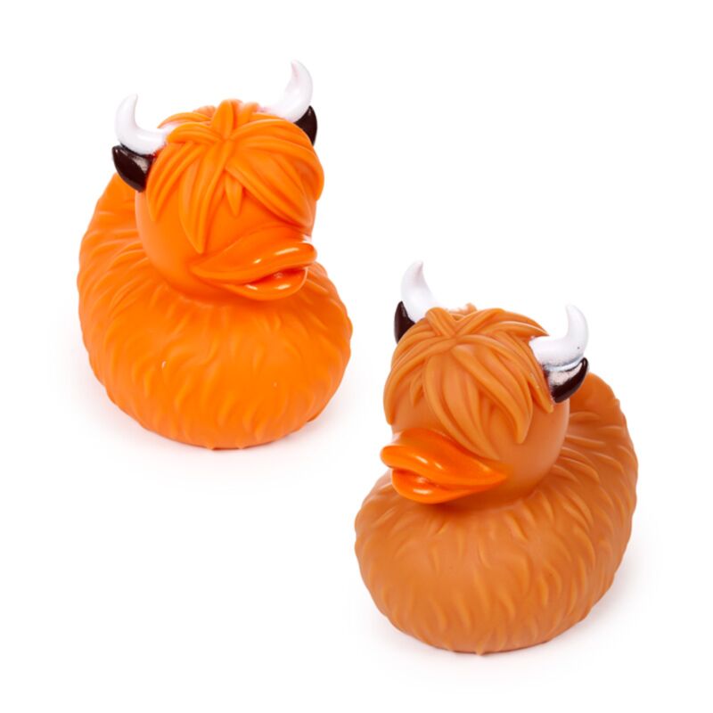 Hairy Coos Cow Highland Coo Duck Bath Time Toy