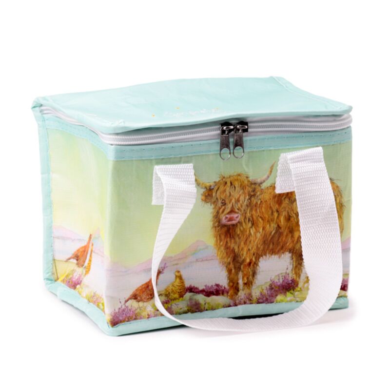 Jan Pashley Highland Coo Cow Cool Bag Lunch Bag
