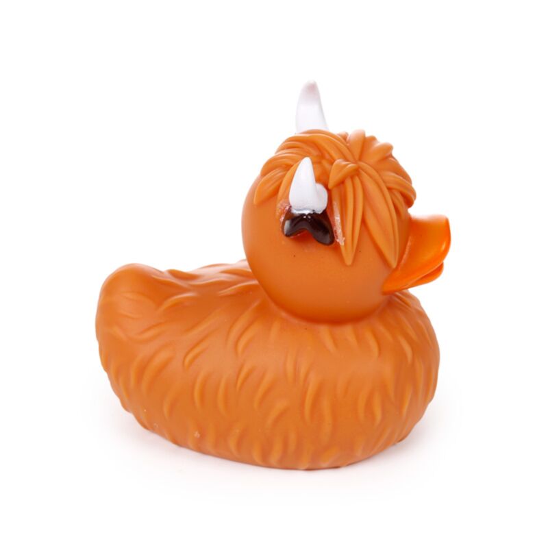 Hairy Coos Cow Highland Coo Duck Bath Time Toy