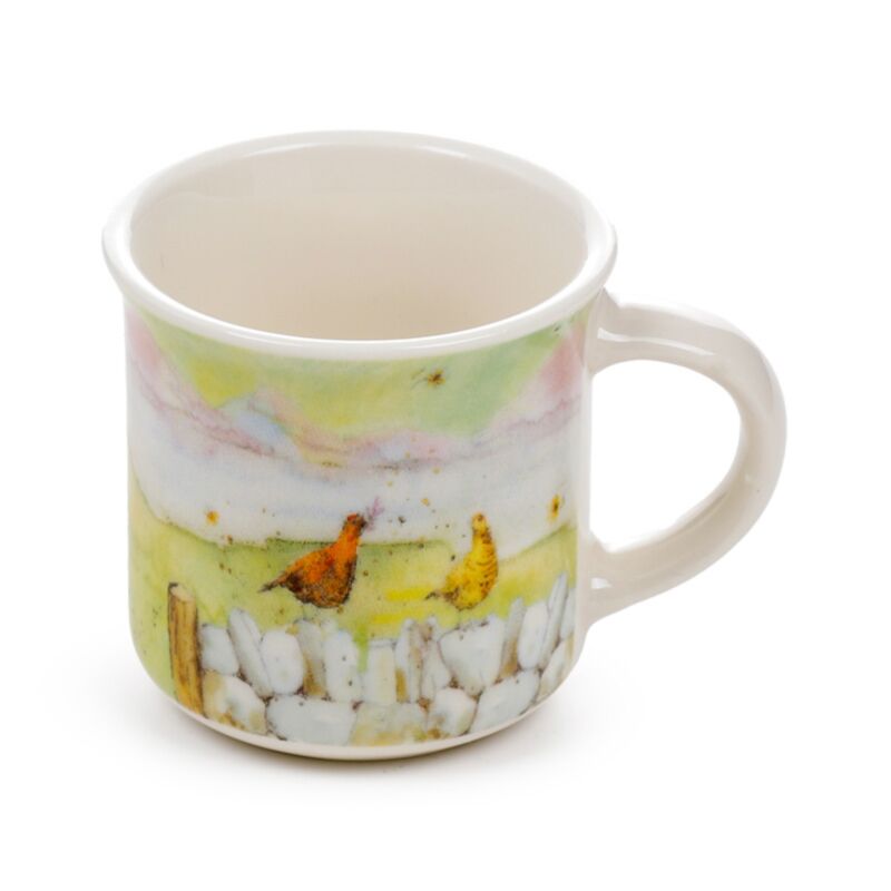 Jan Pashley Highland Coo Cow Set of 2 Porcelain Espresso Cups 75ml
