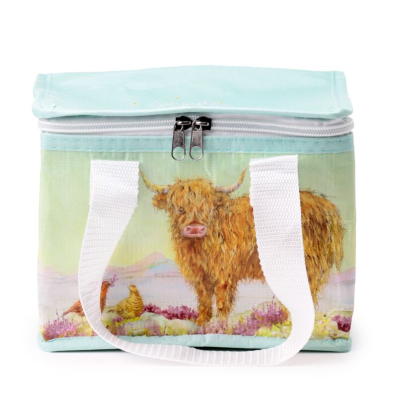 Jan Pashley Highland Coo Cow Cool Bag Lunch Bag