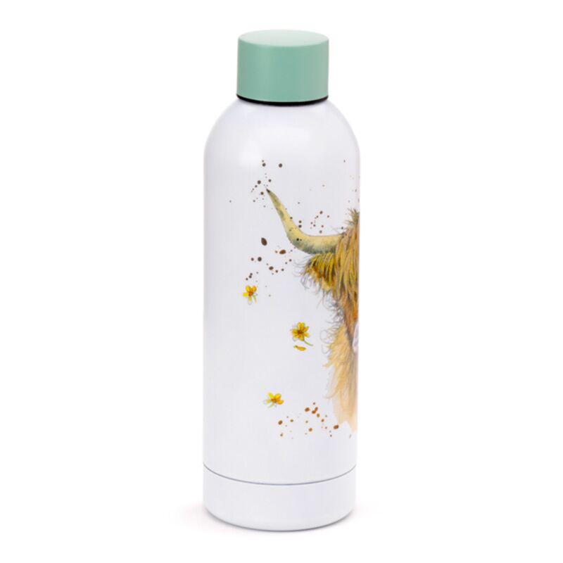 Jan Pashley Highland Coo Cow Hot & Cold Drinks Bottle 530ml