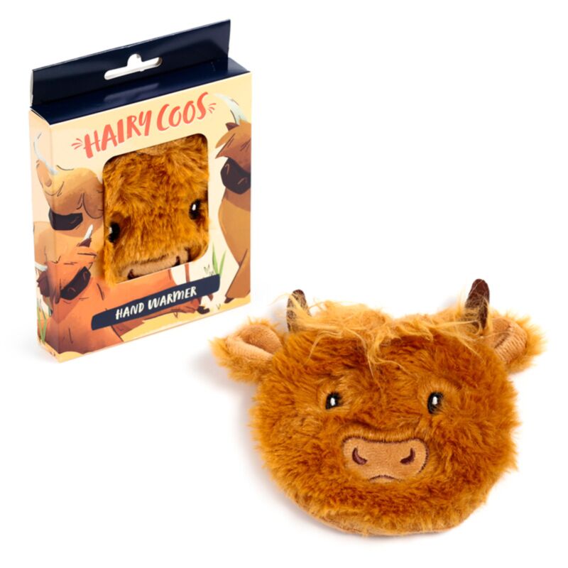 Highland Coo Cow Plush Hand Warmer