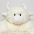 Highland Cow Cream Cushion, Sofa Tidy, Remote Control Holder