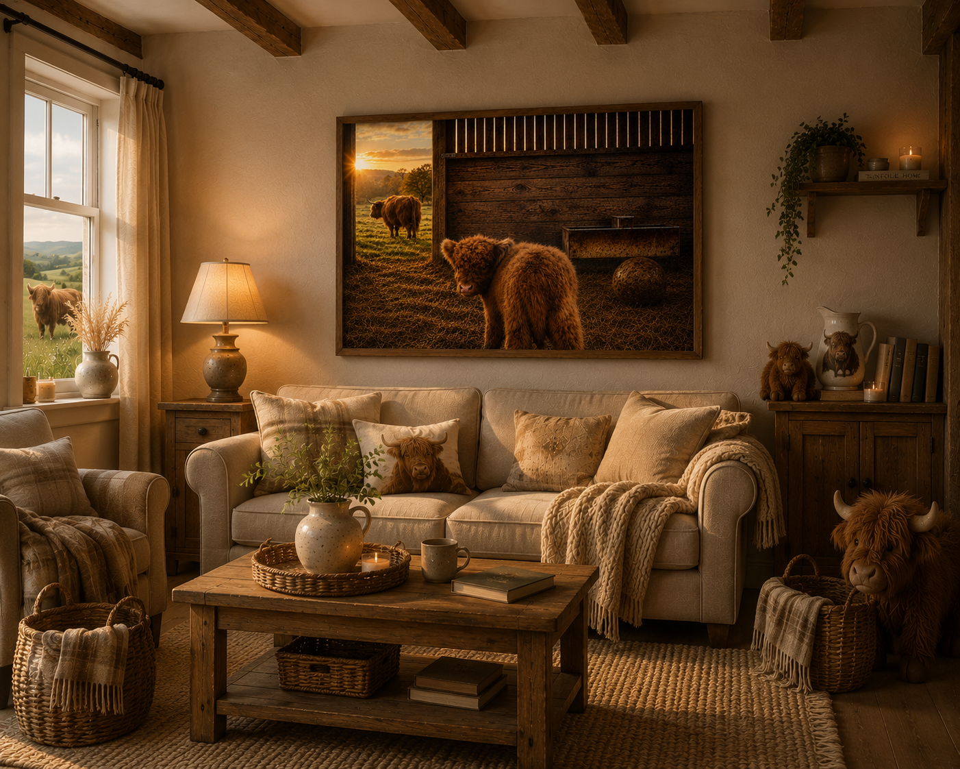 Where's Mommy | Highland Cow Nursery Collection | Instant Download