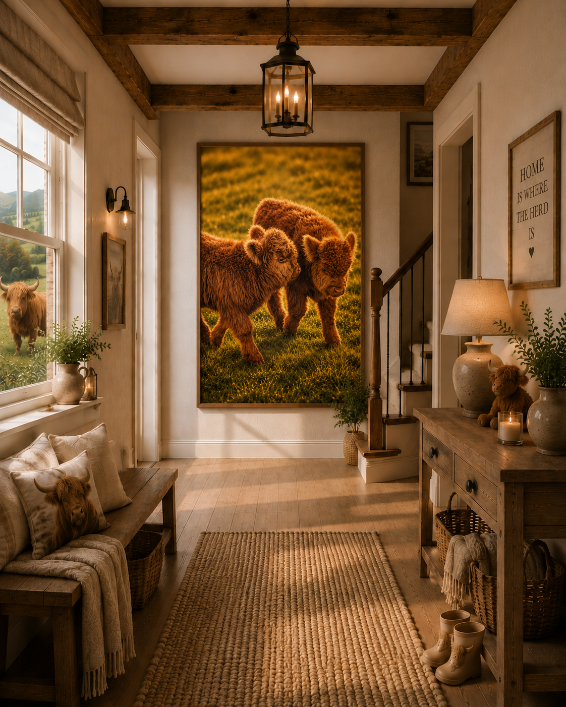 Found My Best Friend | Highland Cow Nursery Collection | Instant Download