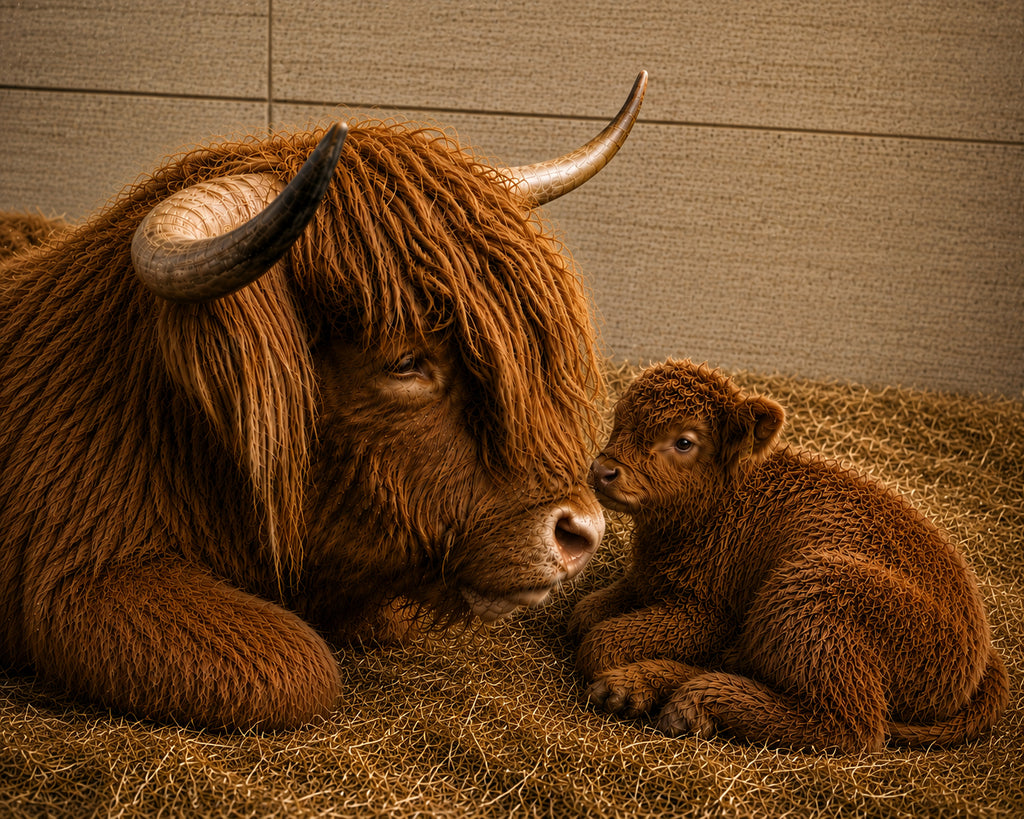 Home at Last | Highland Cow Nursery Collection | Instant Download