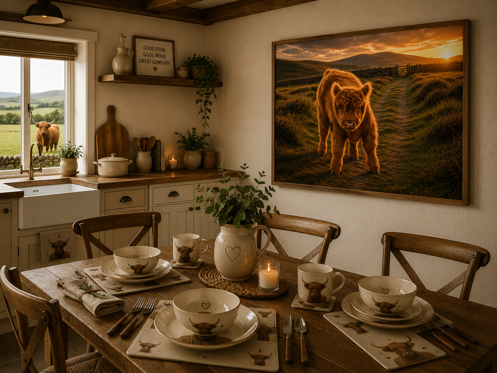 The Little Explorer | Highland Cow Nursery Collection | Instant Download