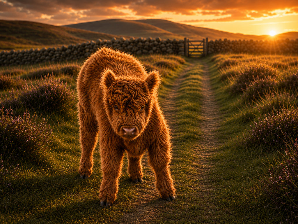 The Little Explorer | Highland Cow Nursery Collection | Instant Download