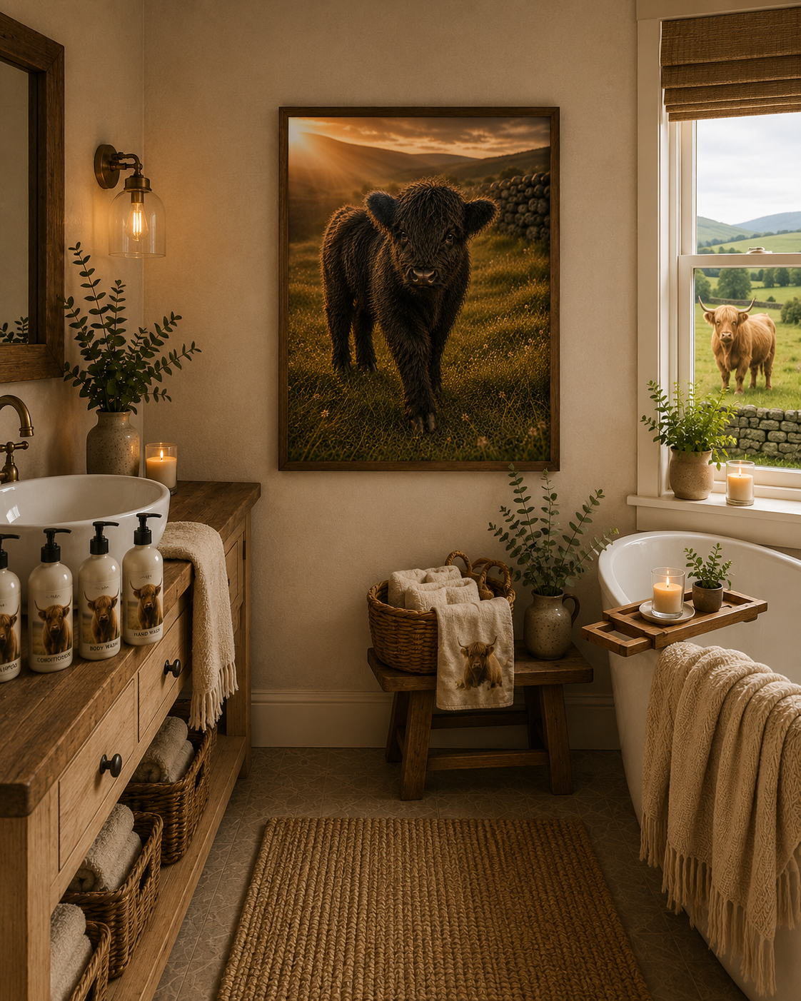 Tiny Treasure | Highland Cow Nursery Collection | Instant Download
