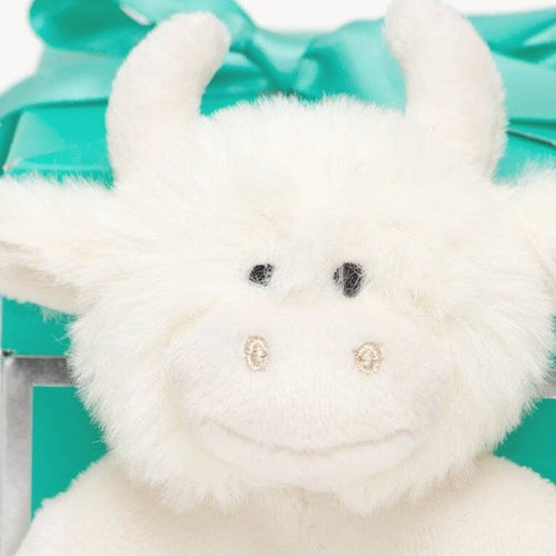 Cream Highland Cow Rattle