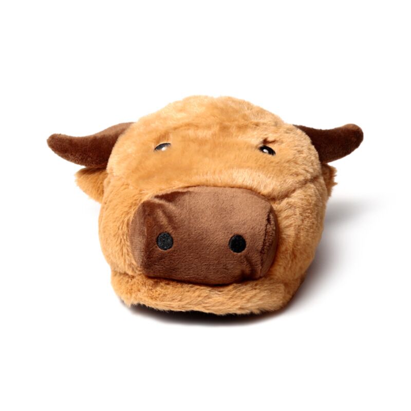 Highland Coo Cow Slip On Slippers (Unisex One Size)