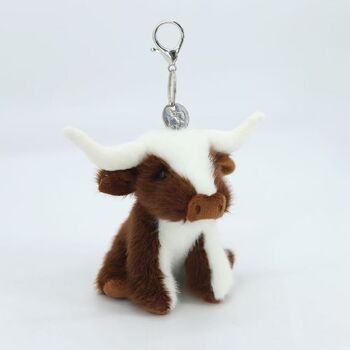 Jomanda Texas Longhorn Cow Keyring