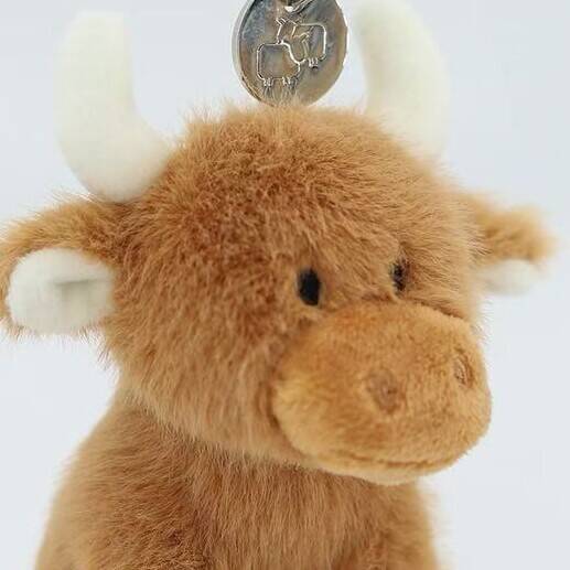 Jomanda Highland Brown Cow Keyring