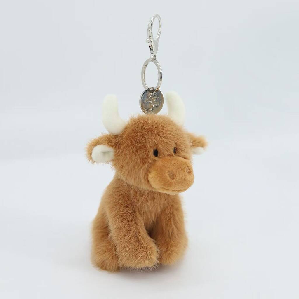 Jomanda Highland Brown Cow Keyring