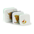 Jan Pashley Highland Coo Cow Set of 3 Lunch Box M/L/XL